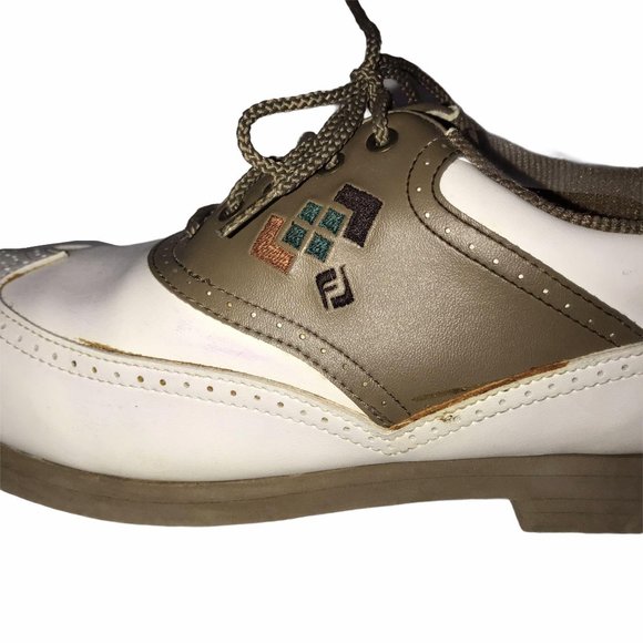 FootJoy Green-Joys Oxford Embroidered Golf Shoe 8M - Picture 7 of 11